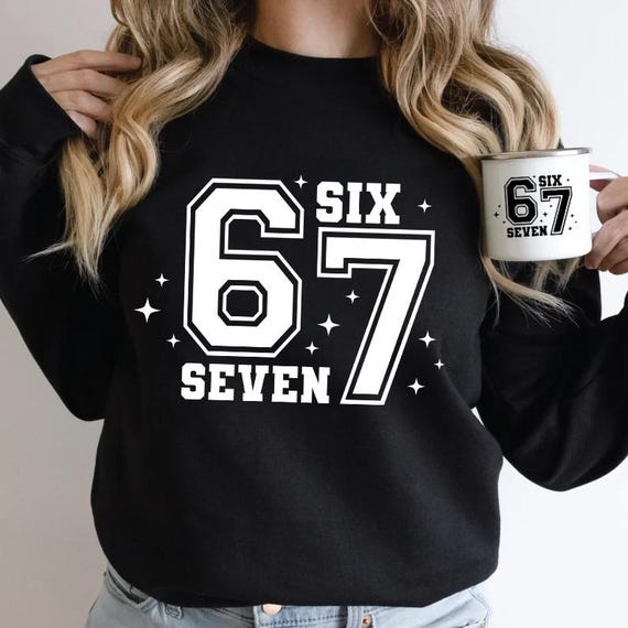 Six Seven Svg Png, Funny Svg, Six Seven Shirt, 6 7 Svg, Viral Phrase Meme Svg, Funny Saying, Funny 6 7, Cut File For Cricut,Digital Download