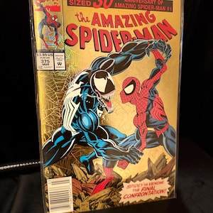 The Amazing Spider-Man comic book gold hologram, 30th anniversary.