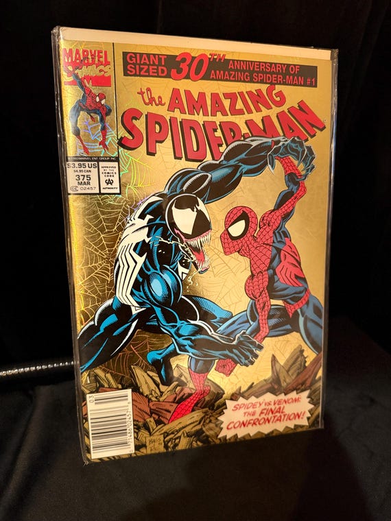 アメイジング・スパイダーマン コミックブック ゴールド ホログラム