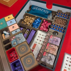 Speakeasy Insert / Organizer with Latest updates from JS500 (Kickstarter Edition + Upgrade Pack)