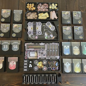 Star Wars Outer Rim Organizer – 3D Printed Insert for Base Game + Unfinished Business Expansion, Eco-Friendly Studio, Profits Donated