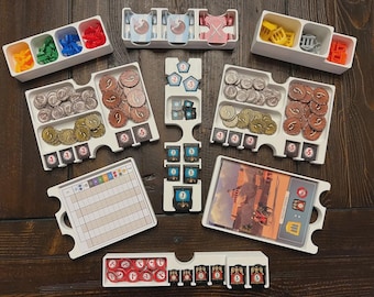 7 Wonders Second Edition Insert – Holds Edifice, Leaders, Cities & Armada Expansions, Eco Friendly Studio
