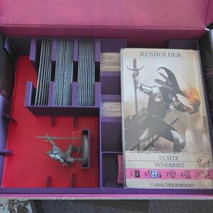 Kingdoms Forlorn Knight Box Insert - Made using Solar Power in a Eco Friendly Print Farm