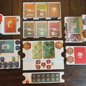 On Mars: Alien Invasion Board Game Insert / Organizer - Mase Using Solar Power and Sustainable Material