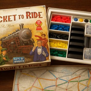 Ticket To Ride Organizer (Only Compatible with Classic North America)
