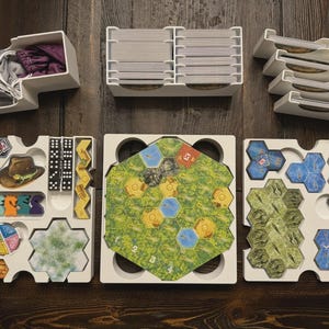 Organizador de jogos El Dorado – Edição Lautapelit, comporta todas as expansões/promos, impresso em um estúdio ecológico.