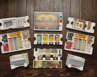 Grand Austria Hotel Insert Game Organizer – Plus Let's Waltz Expansion, Meeple Source Food Upgrades
