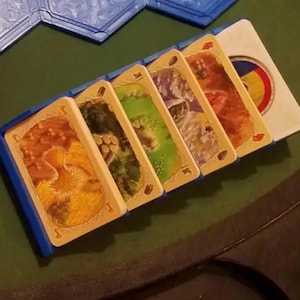 Catan Card Holder - Made using a HiTech Bambu Lab 3D Printer Setup powered by Solar Power