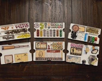 Robinson Crusoe Gamegefunden Sammler Edition Brettspiel Einsatz/Organisator - Hergestellt mit Solarenergie