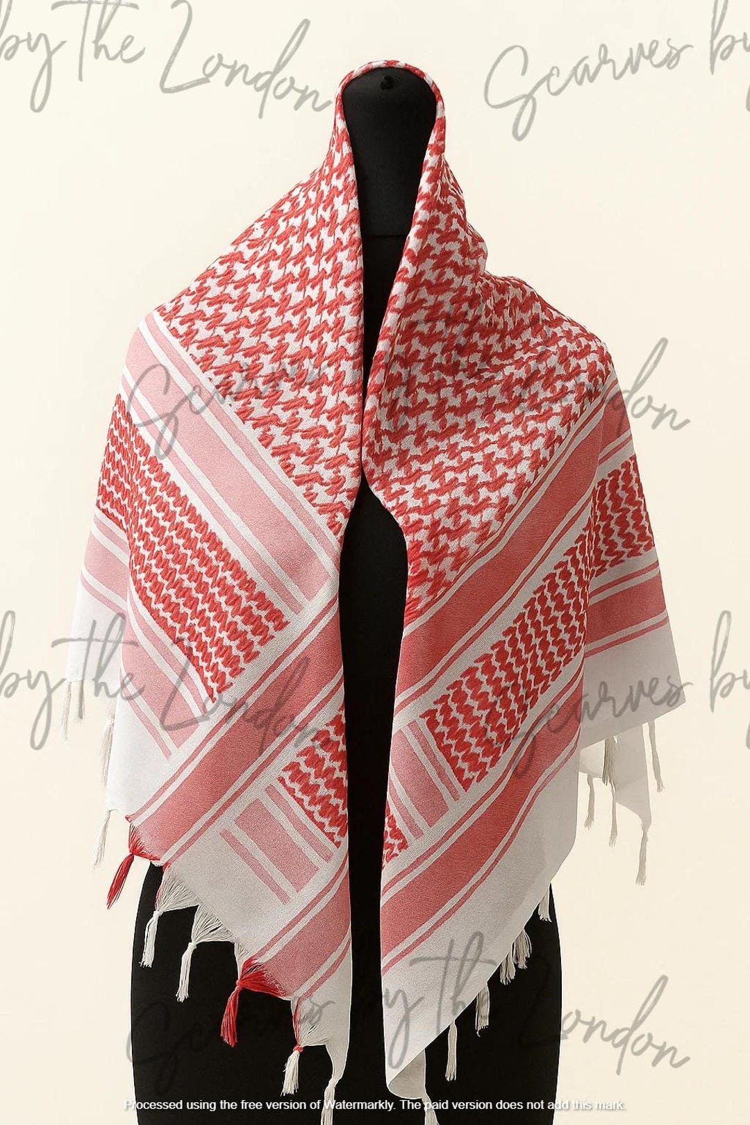 Arabo Shemagh Sciarpa Arabo Deserto Neckwrap Etnico