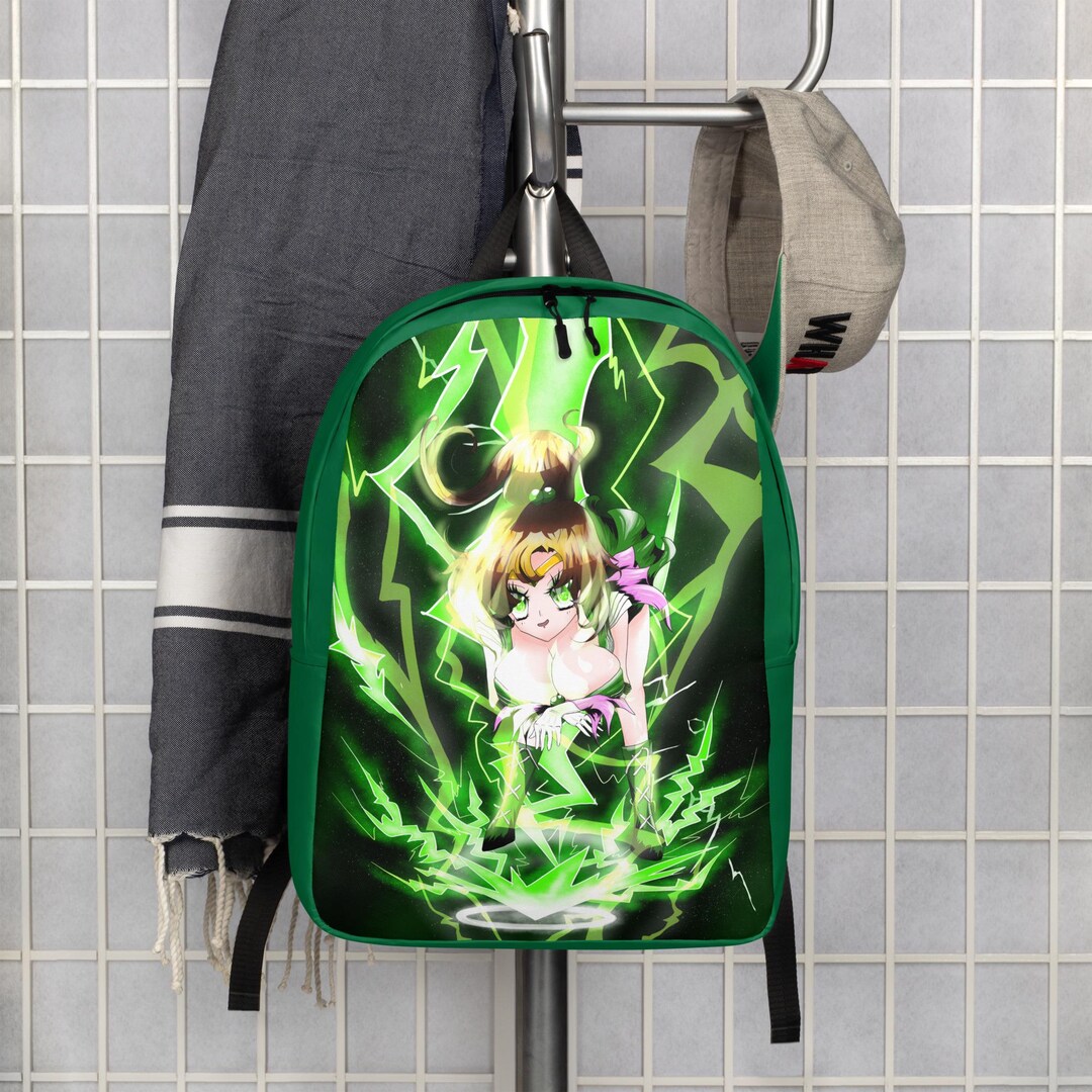 Anime Electric Heroine Backpack • Hand-drawn Cosmic Girl Art • Cute ...
