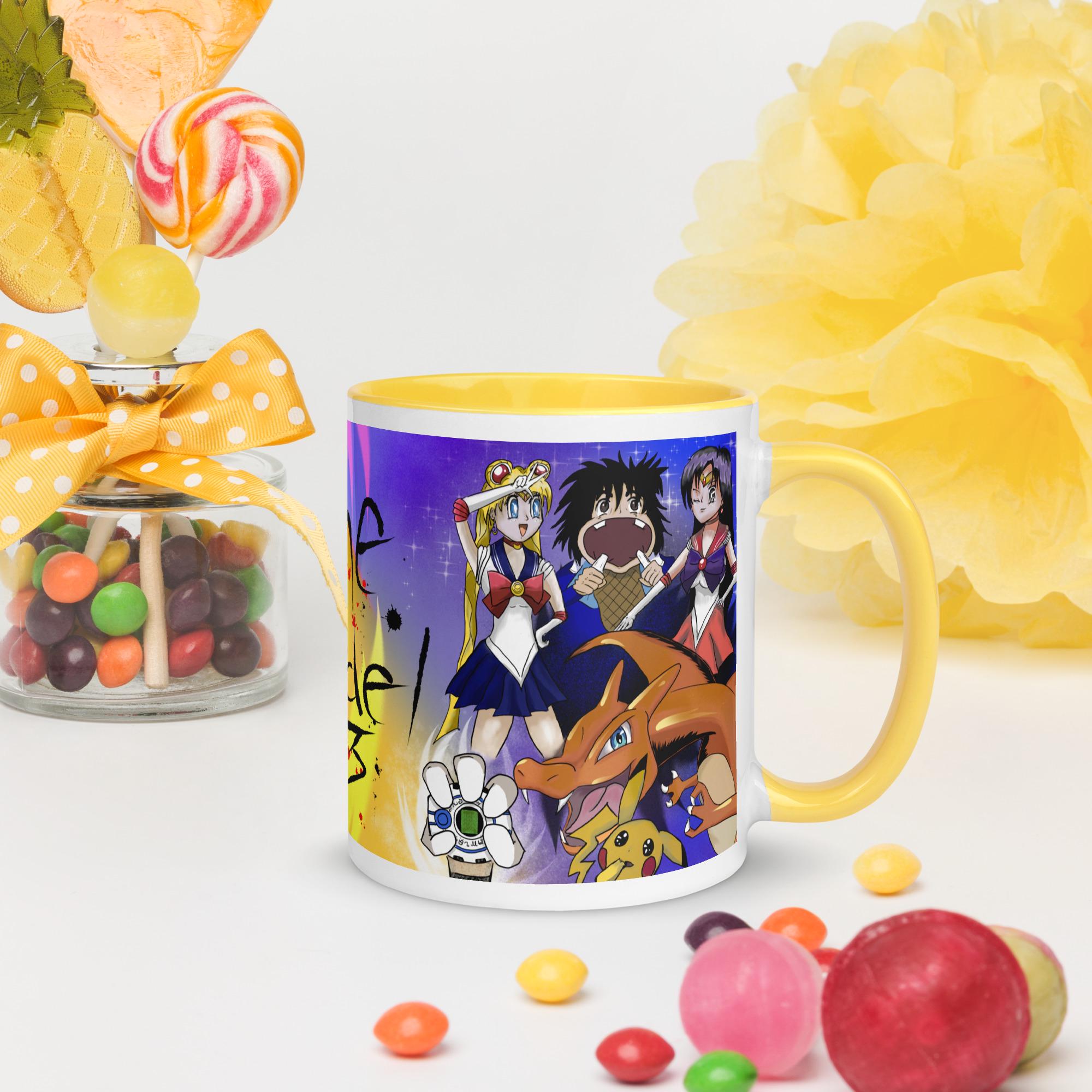 AnimeCitadel93 マグカップ – 限定カラー内側 – オタクバナーデザイン