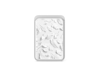 Carteira Feather para iPhone MagSafe: Porta-cartões em couro vegano