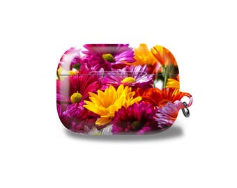 Colorful floral art AirPod Case Spring nature cover fits AirPods Pro, Pro 2, airpods 1/2, Samsung buds case, Google Pixel Buds Case