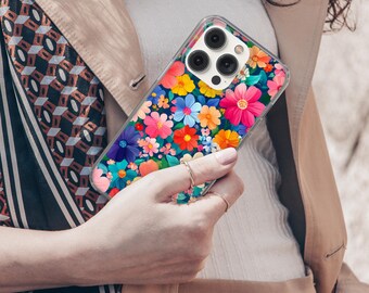 Flowers Phone Case Daisies cover for iPhone 16, 14, 13, 12, 11, SE, Samsung S25, A15, S21, S23 Ultra, Google pixel 8, 9 Pro