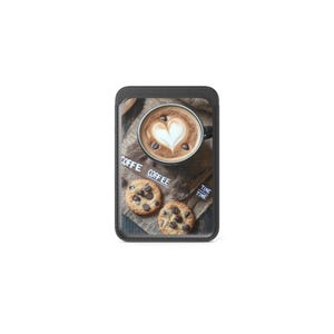 Porte-cartes magnétique Magsafe Wallet en grains de café Old latte pour iPhone 16, iPhone 14, iPhone 13 Pro, 12 Mag Safe