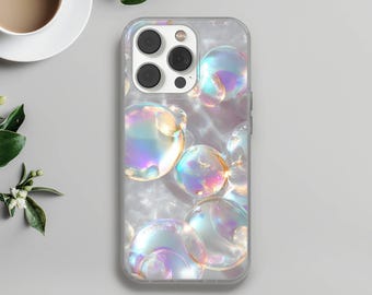 Bubbles Phone Case: Elegant TPU Gel Cover