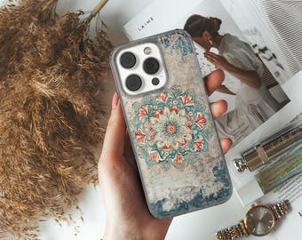 Art Phone Case: Elegant mandala Design, Protective TPU Gel