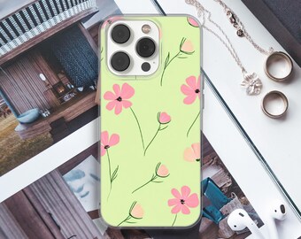 Spring Phone Case flower cover for iPhone 16, 14, 13, 12, 11, SE, Samsung S25, A15, S21, S23 Ultra, Google pixel 8, 9 Pro