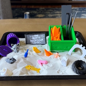 Dumpster Fire Zen Garden (LARGE 12x8x1). Desk humor. Coworker gift. Housewarming gift. Work place fun.