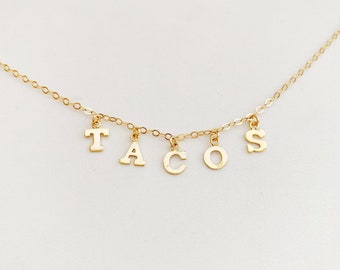 TACOS Charm Necklace