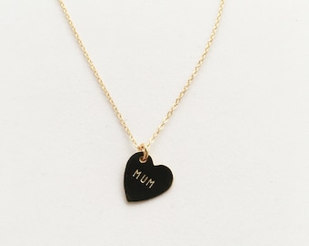 MUM Heart Charm Necklace - Mother's Day