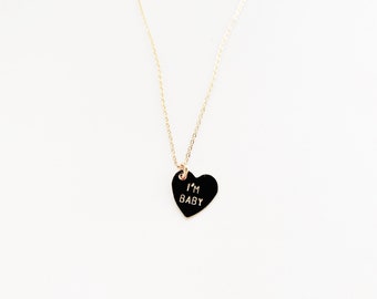 I’M BABY Heart Charm Necklace