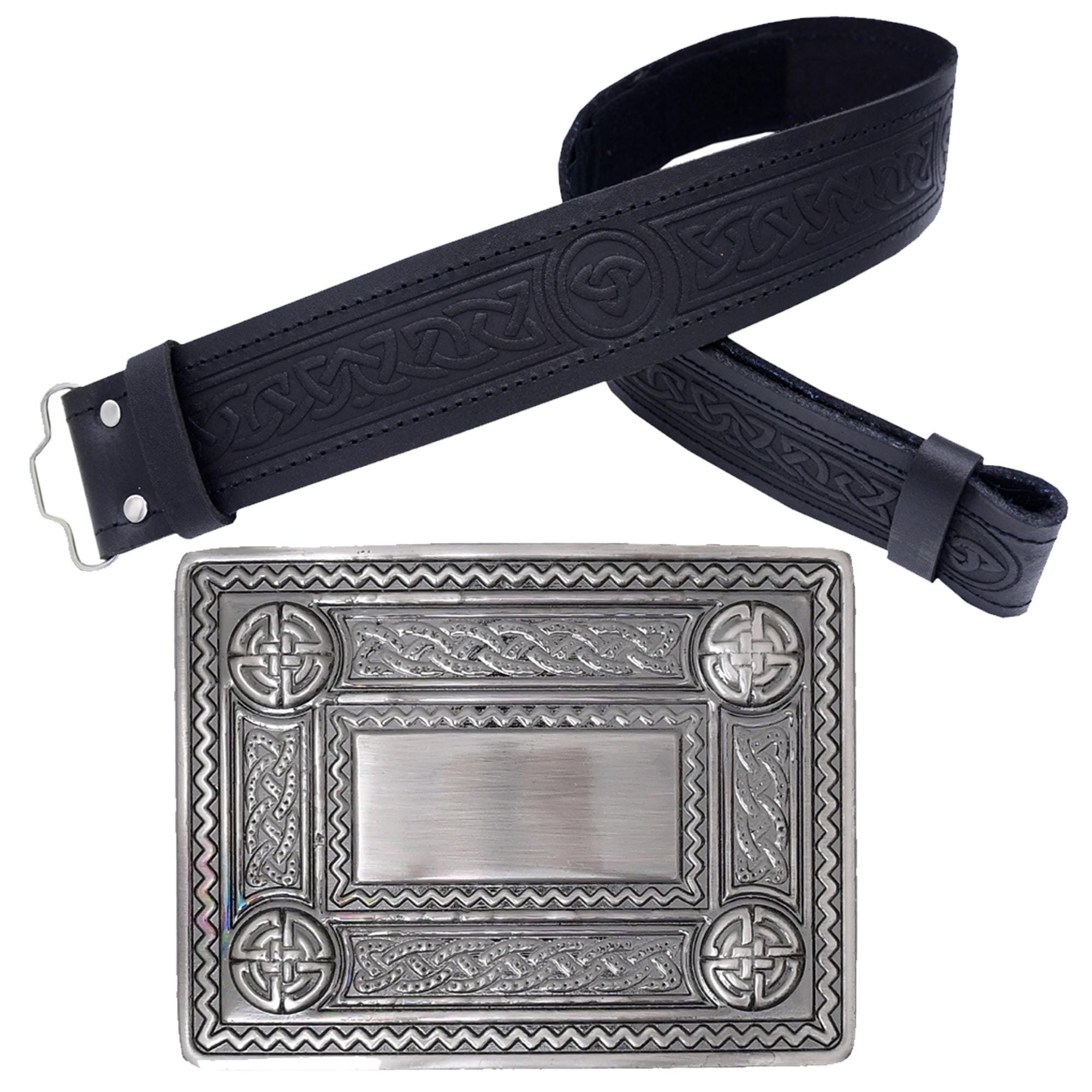 Silver Textured Women\'s Belt buckle, by Demeter, solid pewter German made Gunmetal Ohm Buckle | Cool Womens Leather Belt – Obscure Belts main image 2