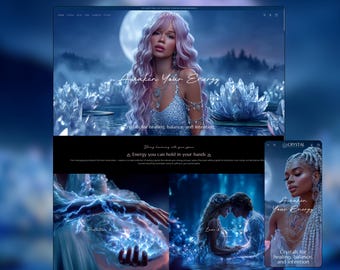 Crystal Shopify Theme: Dark Celestial & Mystic Vorlage