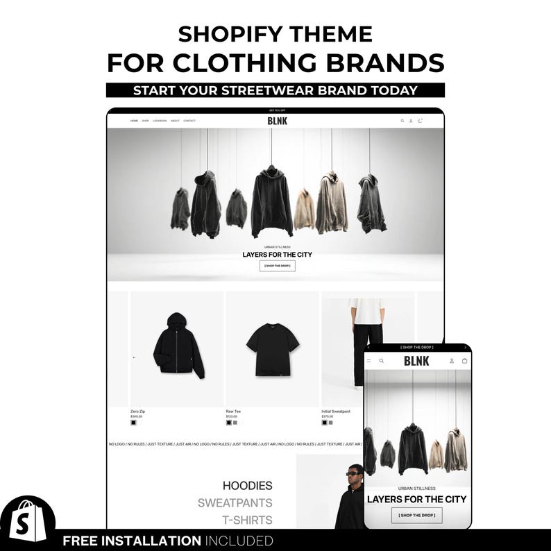 Shopify Theme for Clothing Brand