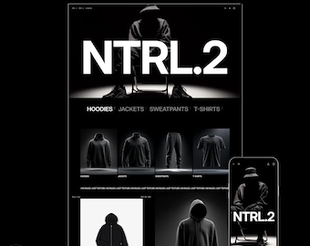 Dark Streetwear Shopify Theme: Bold Fashion Website Template