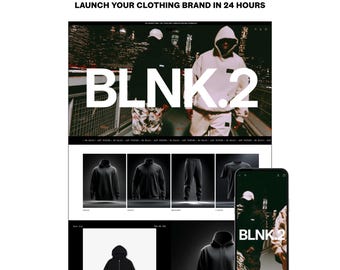 Streetwear Shopify Theme, Clothing Brand Website Template, Urban Fashion Store, Ecommerce Design