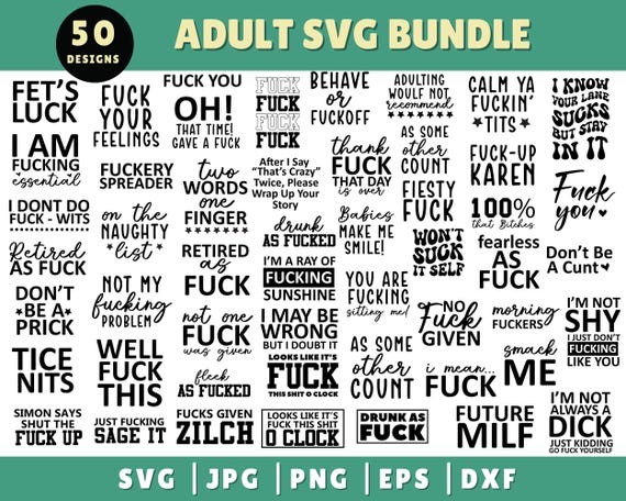 Funny Adult SVG Bundle, Funny Svg Bundle, Adult Humor Bundle, Funny Shirt Svg Bundle, Rude Svg, Crafting Bundle,Adult Quotes Svg, Savage SVG