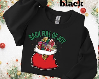Conjunto de sudadera navideña divertida para pareja: Shake My Jingle Balls, Sack Full of Joy