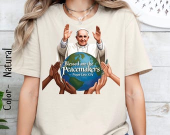 Pope Leo XIV T-Shirt, Vatican, Saint Pope Leo, Pope Leo shirt, Religious Gift, Faith Apparel, Unisex Tee, Church Wear, Spiritual Expression