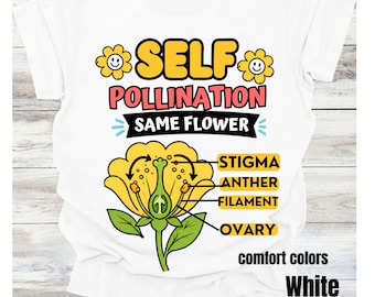 Camiseta para Professor de Ciências, Camiseta para Amantes de Abelhas, Camiseta com Estampa de Polinização Cruzada, Presente para Professor de Biologia, Camiseta de Ciências das Plantas, Camiseta para Criador de Abelhas