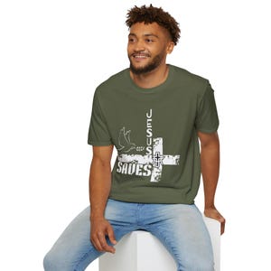 Faith-Inspired Unisex T-Shirt, Jesus Saves Shirt, Christian Apparel, Spiritual Gift, Casual Tee for Church, Youth Group image 6