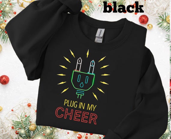 Funny Christmas Couple Sweatshirt Set: Tangle My Lights & Plug in