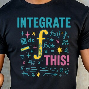 Funny Geometry Unisex Softstyle T-Shirt, Calculus Teacher Shirt, Integrate this Math Teacher Gift, High School Humor Tee, Math Teacher tee