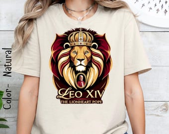 Pope Leo XIV T-Shirt, Vatican, Saint Pope Leo, Pope Leo shirt, Religious Gift, Faith Apparel, Unisex Tee, Church Wear, Spiritual Expression