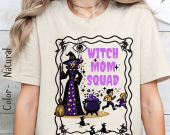 Camiseta de Halloween "Mamá Vida", camiseta suave, camiseta de Halloween para mamá, regalo para el equipo de mamás brujas, disfraz de Halloween para mamá, garabato, camiseta de araña