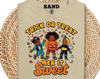 Jamaican Halloween T-Shirt: Trick or Treat Candy Lover Shirt
