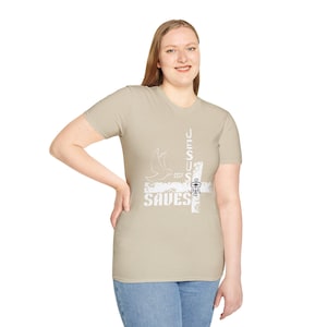 Faith-Inspired Unisex T-Shirt, Jesus Saves Shirt, Christian Apparel, Spiritual Gift, Casual Tee for Church, Youth Group image 4