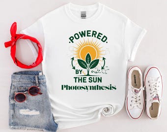 Shirt fotosynthese leraar, uniseks softstyle T-shirt, wetenschapscadeau voor natuurliefhebber, milieuvriendelijk T-shirt, kleding plantenliefhebber