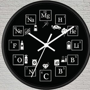 Periodic Table Clock, Science Classroom Decor, STEM Wall Art