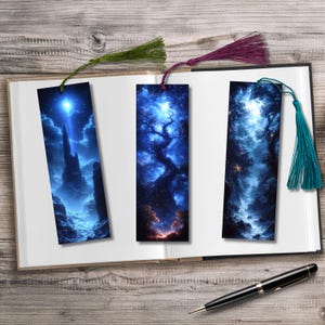 Lesezeichen – Geschenk für Leser – Bücherwurm und  Leseratte –  Buchliebhaber – Geschenkidee – DIY Lesezeichen - Laminiert mit Quaste  (82)
