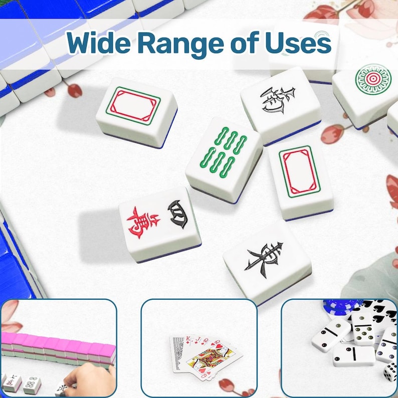 Elegant lotus Mahjong table mat with gold border and pastel design
Non-slip Mahjong mat 31.5 inch roll-up for quiet play
Soft cream Mahjong play mat lotus flower frame aesthetic