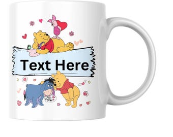 Benutzerdefinierte Charakter 11 Unzen Tasse - Personalisieren Sie mit Ihrem Text!