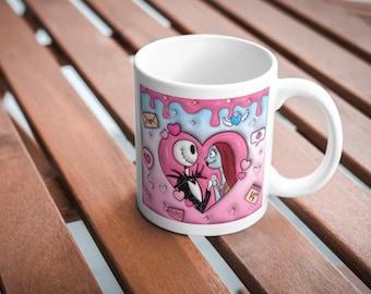Jack Skellington & Sally 11 oz Mug