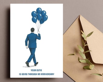 Your Outie is going through an Anniversary / Funny Birthday Card Severance Inspired